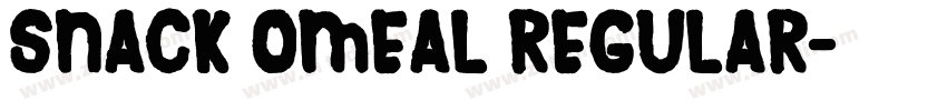 Snack Omeal Regular字体转换